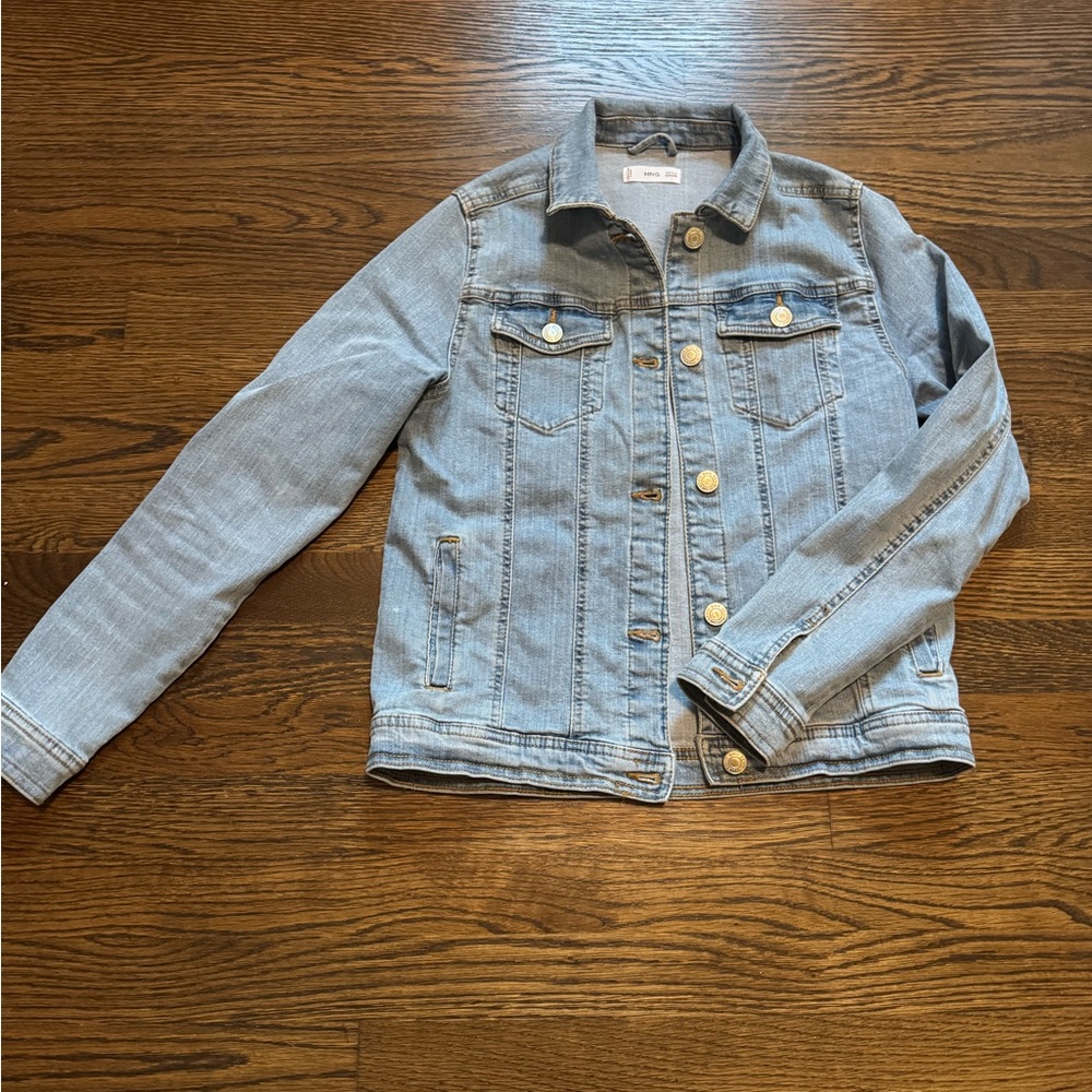 Mango Denim Jacket, girls 13-14, medium blue
